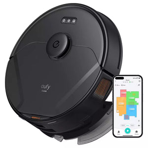 eufy X8 Pro Robot Vacuum with Auto-Detangling Roller Brush - Powerful Suction & Smart Navigation for Pet Hair
