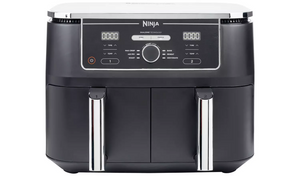 Ninja Foodi MAX Dual Zone AF400UK 9.5L Air Fryer - Black | Cook Two Meals at Once, Up to 75% Less Fat