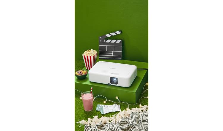 EPSON CO-FH02 Smart Full HD 1080p Projector with Android TV - Immersive 391-Inch Display