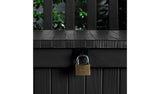 Keter Eden 265L Grey Outdoor Garden Storage Bench - Stylish & Durable Seating Solution