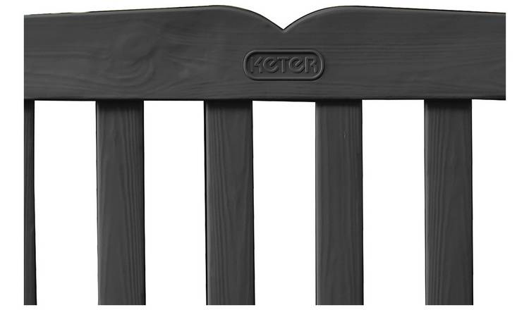 Keter Eden 265L Grey Outdoor Garden Storage Bench - Stylish & Durable Seating Solution