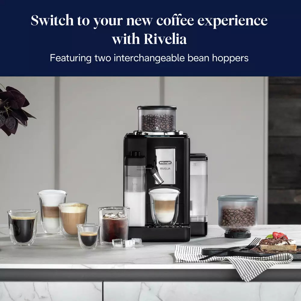 De'Longhi Rivelia EXAM440.55.B: The Ultimate Bean-to-Cup Coffee Machine for Your Perfect Brew