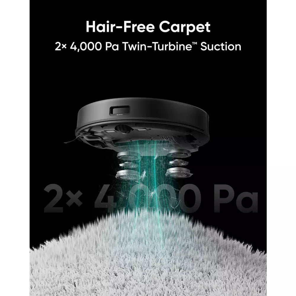 eufy X8 Pro Robot Vacuum with Auto-Detangling Roller Brush - Powerful Suction & Smart Navigation for Pet Hair