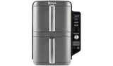 Ninja Double Stack XL SL400UK 9.5L Air Fryer - Grey | Stacked Dual-Drawer for Effortless Cooking