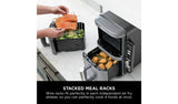 Ninja Double Stack XL SL400UK 9.5L Air Fryer - Grey | Stacked Dual-Drawer for Effortless Cooking