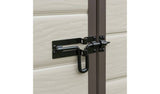 Keter Manor Apex 4x3ft Brown Outdoor Garden Storage Shed with Lockable Door