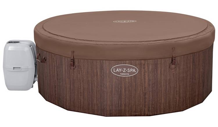 Lay-Z-Spa Toronto 7 Person AirJet Plus Hot Tub with WiFi Control and Energy-Efficient Foam Construction