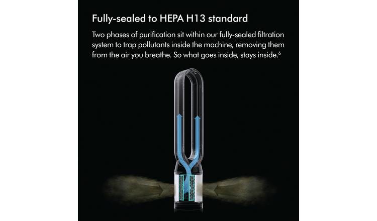 Dyson PC1 Cool Air Purifier with HEPA H13 Filtration - Advanced Room Purification and Cooling