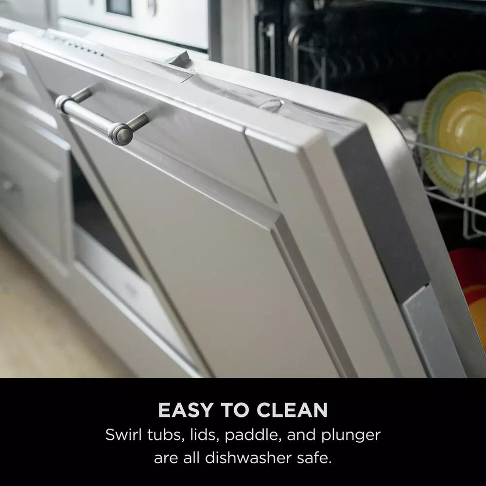 Ninja Swirl CREAMi: Effortless Soft Serve & Ice Cream Maker for Delicious Homemade Desserts