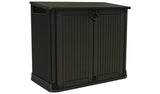 Keter Store It Out Midi 880L Garden Storage Box - Durable & Stylish Brown Outdoor Organizer