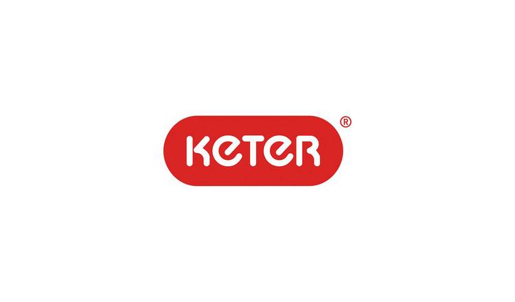 Keter Store It Out Midi 880L Garden Storage Box - Beige/Brown | Durable & Weather-Resistant Outdoor Solution
