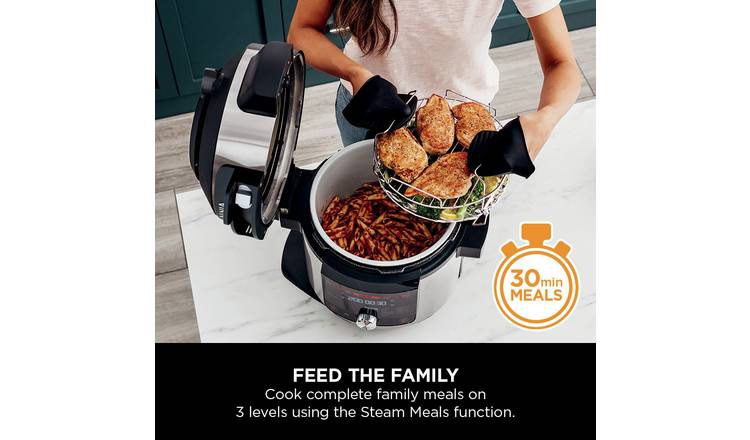 Ninja Foodi MAX 15-in-1 SmartLid 7.5L Multi Cooker Air Fryer with Steam Roast Function