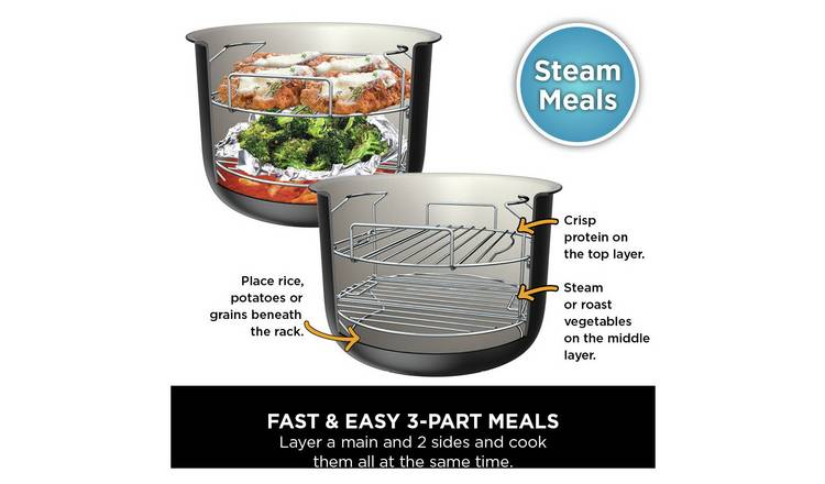Ninja Foodi MAX 15-in-1 SmartLid 7.5L Multi Cooker Air Fryer with Steam Roast Function