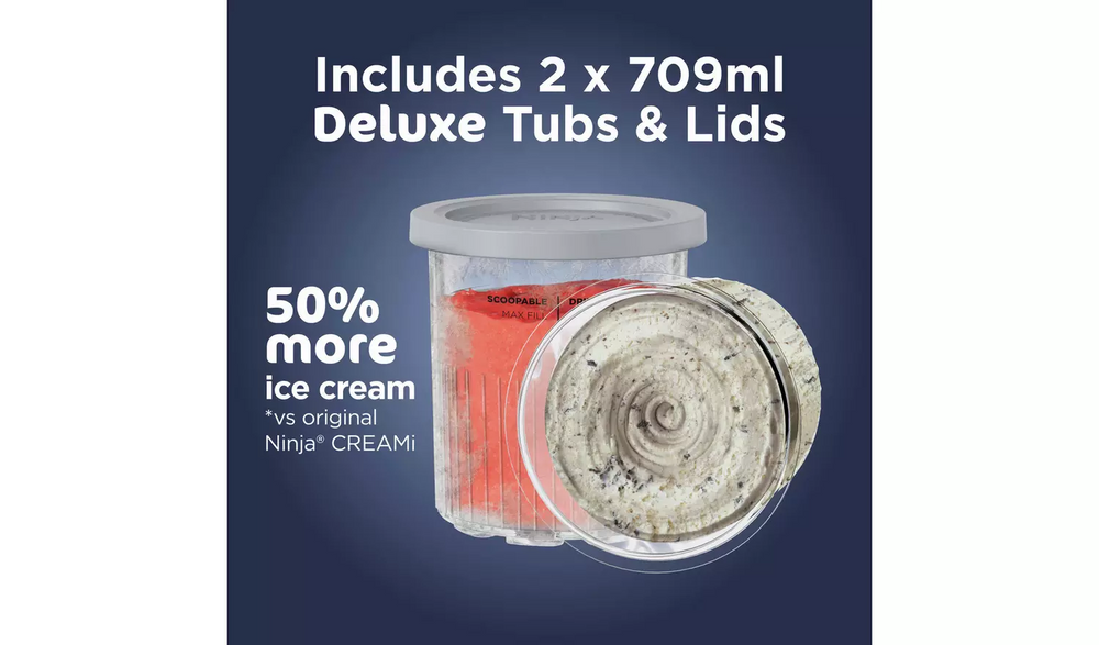 Ninja CREAMi Deluxe 1.19L: Craft Perfect Ice Cream, Sorbet, Gelato & More!