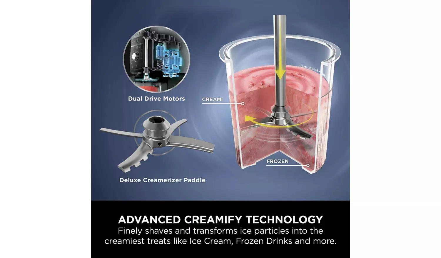 Ninja CREAMi Deluxe 1.19L: Craft Perfect Ice Cream, Sorbet, Gelato & More!