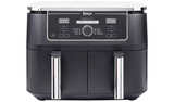Ninja Foodi MAX Dual Zone AF400UK 9.5L Air Fryer - Black | Cook Two Meals at Once, Up to 75% Less Fat