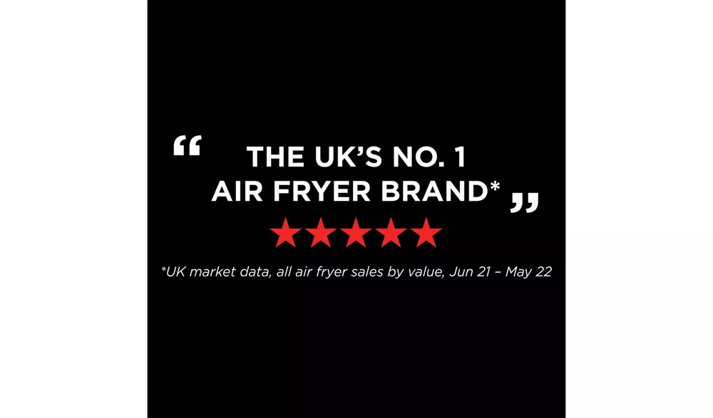 Ninja Foodi MAX Dual Zone AF400UK 9.5L Air Fryer - Black | Cook Two Meals at Once, Up to 75% Less Fat