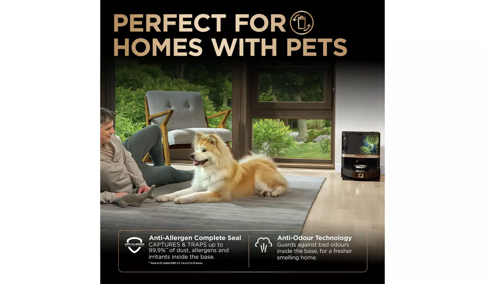 Shark PowerDetect NeverTouch Pro 2-in-1 Robot Vacuum & Mop with Self-Emptying Base