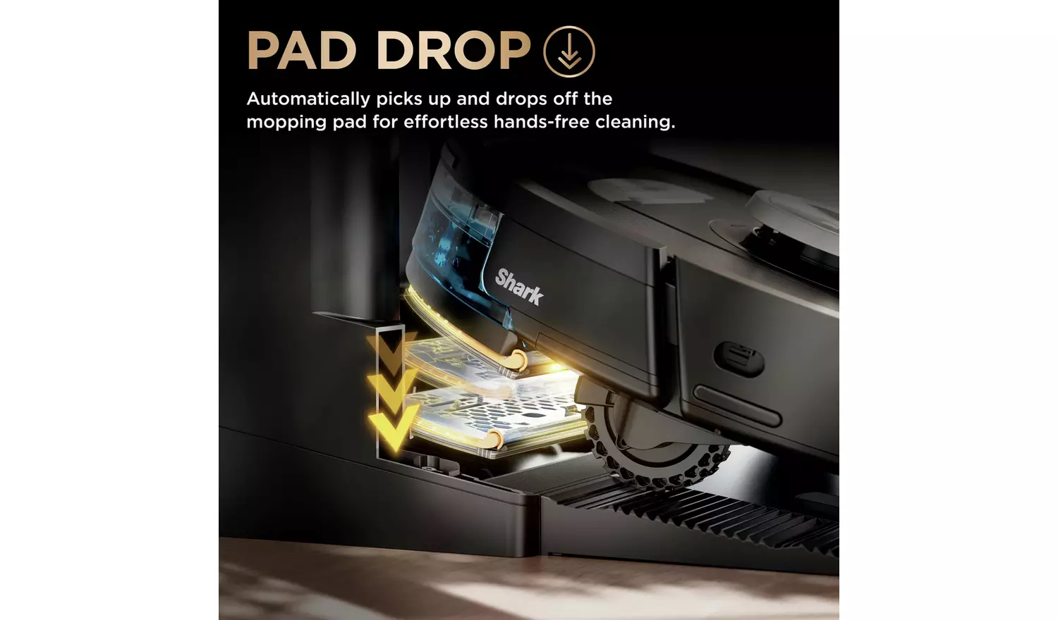 Shark PowerDetect NeverTouch Pro 2-in-1 Robot Vacuum & Mop with Self-Emptying Base