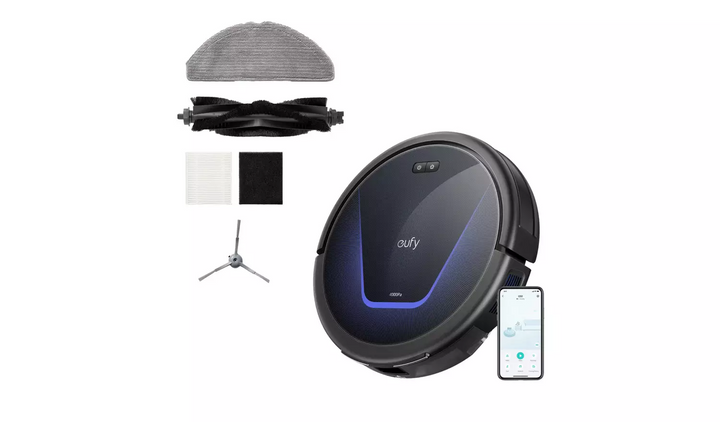 eufy G50 Hybrid Robot Vacuum & Mop with Auto-Detangle Brush - Powerful 4000Pa Suction, Smart Navigation, and Effortless Pet Hair Removal