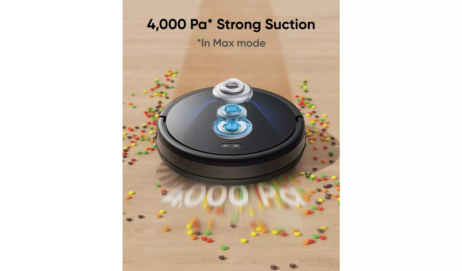 eufy G50 Hybrid Robot Vacuum & Mop with Auto-Detangle Brush - Powerful 4000Pa Suction, Smart Navigation, and Effortless Pet Hair Removal