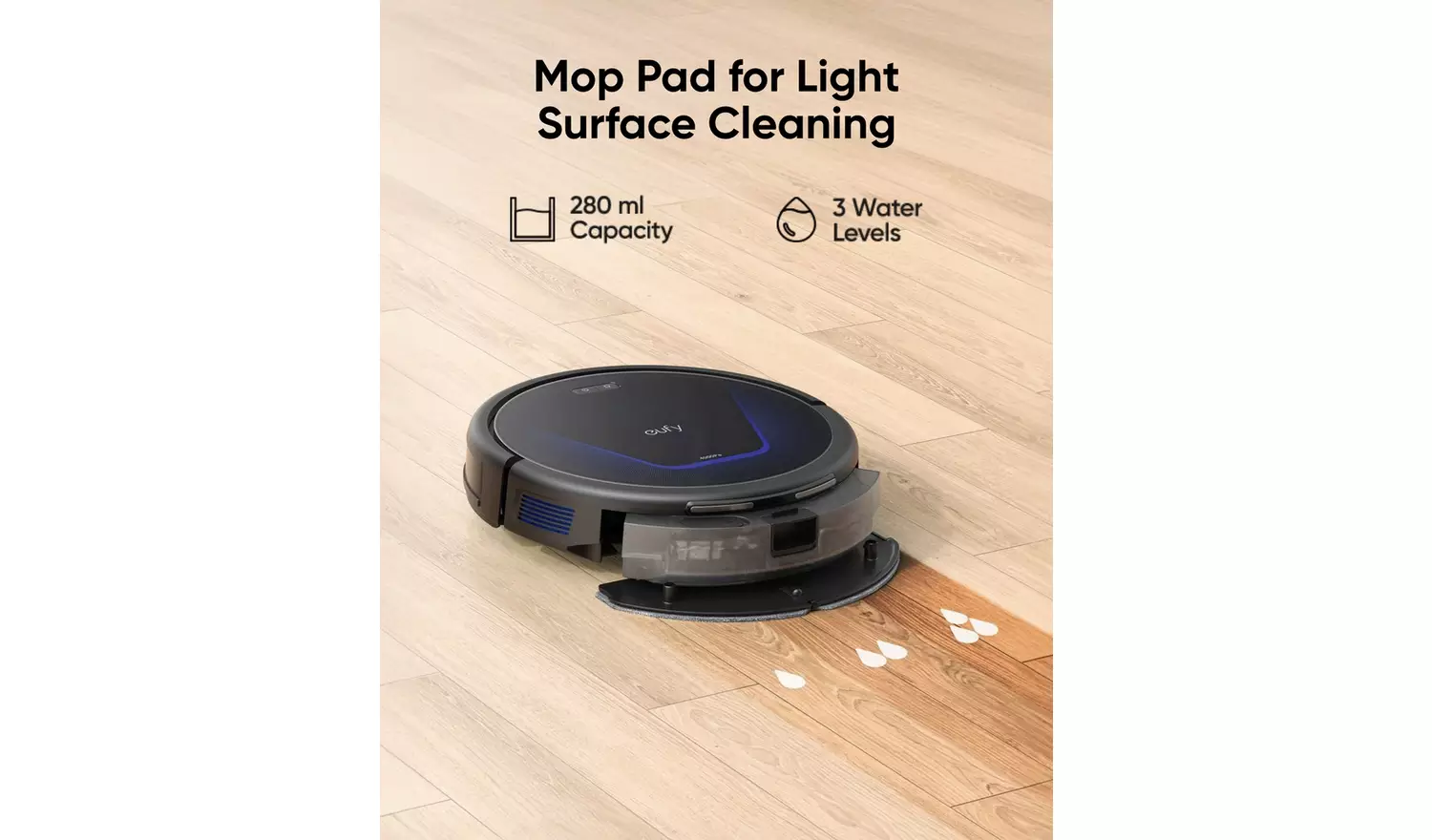 eufy G50 Hybrid Robot Vacuum & Mop with Auto-Detangle Brush - Powerful 4000Pa Suction, Smart Navigation, and Effortless Pet Hair Removal