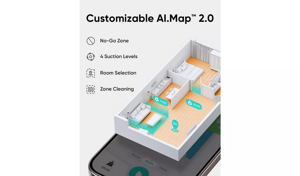 Eufy L60 Hybrid Self-Emptying Robot Vacuum and Mop with Advanced Lidar Navigation