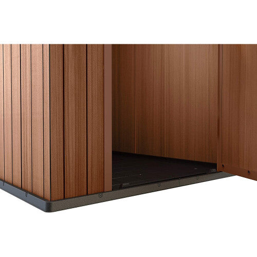 Spacious Garden Storage Shed Keter Manor Outdoor Darwin 4x6 - Durable & Weatherproof