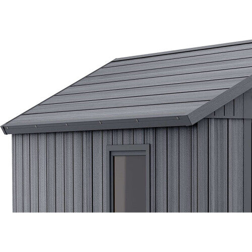 Keter Darwin 6 x 4ft Grey Garden Shed - Durable, Low-Maintenance Outdoor Storage
